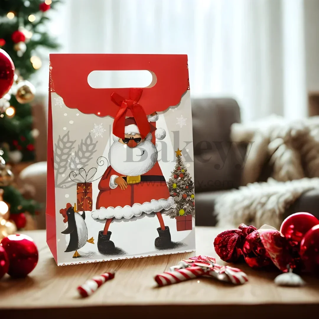 Christmas Paper D-Cut Bags | Pack of 10 - Image 6
