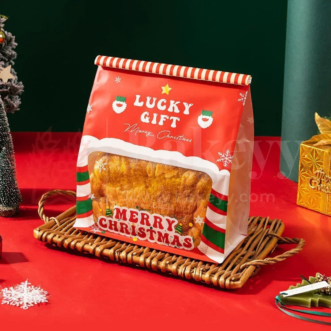 Christmas Print Bread Pouches | Pack of 50 - Image 3