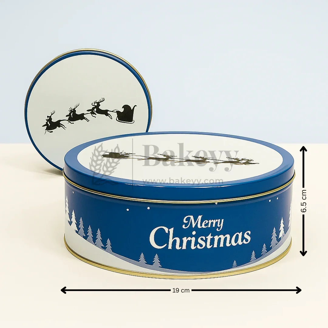 Christmas Assorted Prints Dream Cake Tin Box - Image 7