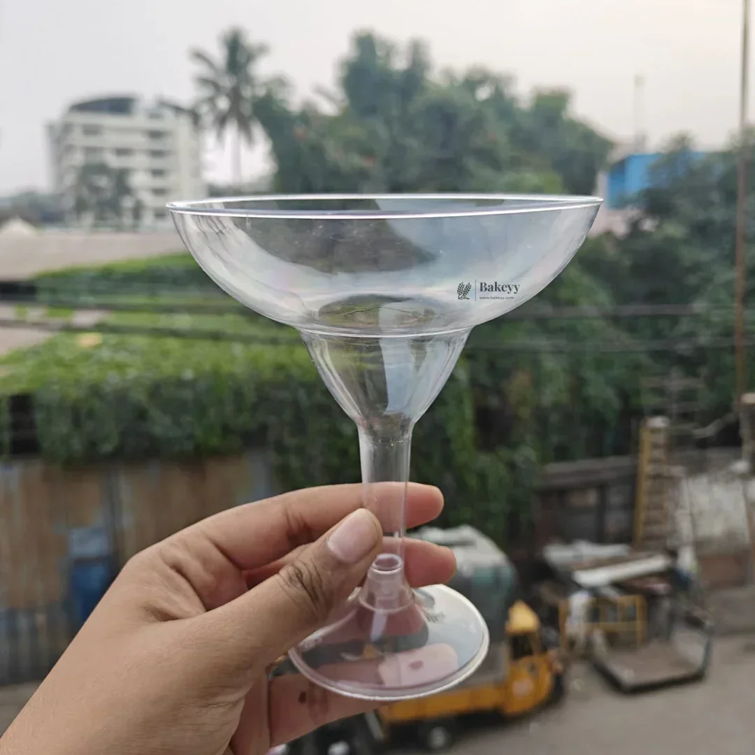 Clear Margarita Cocktail Glass | Acrylic Glass | Pack of 10 - Image 2