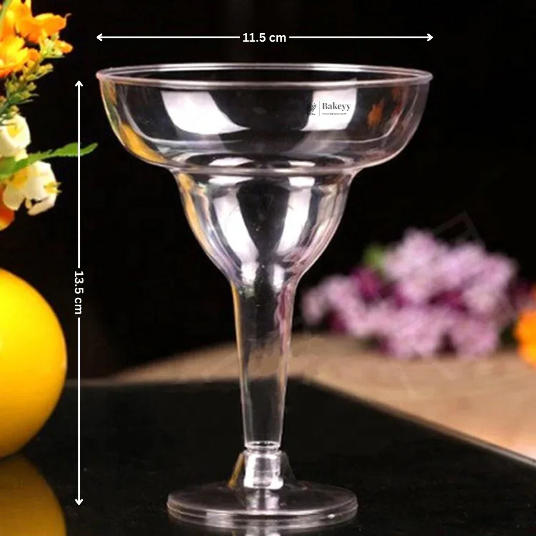 Clear Margarita Cocktail Glass | Acrylic Glass | Pack of 10 - Image 3
