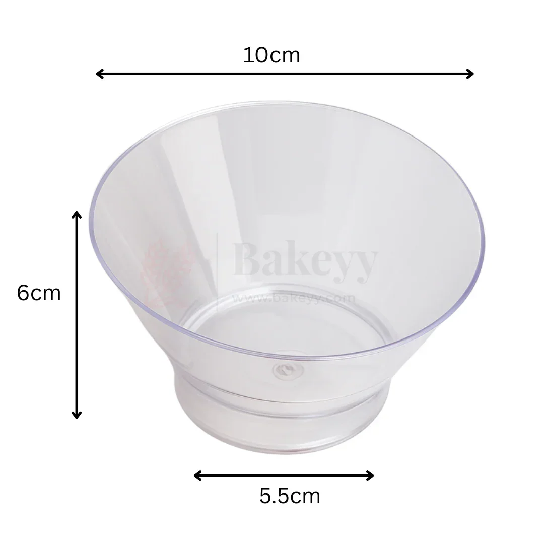 Clear PET Dessert Bowls | Pack Of 40 | Elegant Disposable Cups | D17 - Image 3