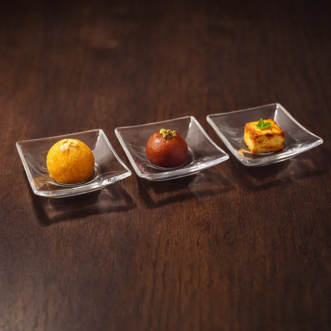 Clear Square Mini Dessert Bowl | Dessert Bowl | D57 | Pack of 50