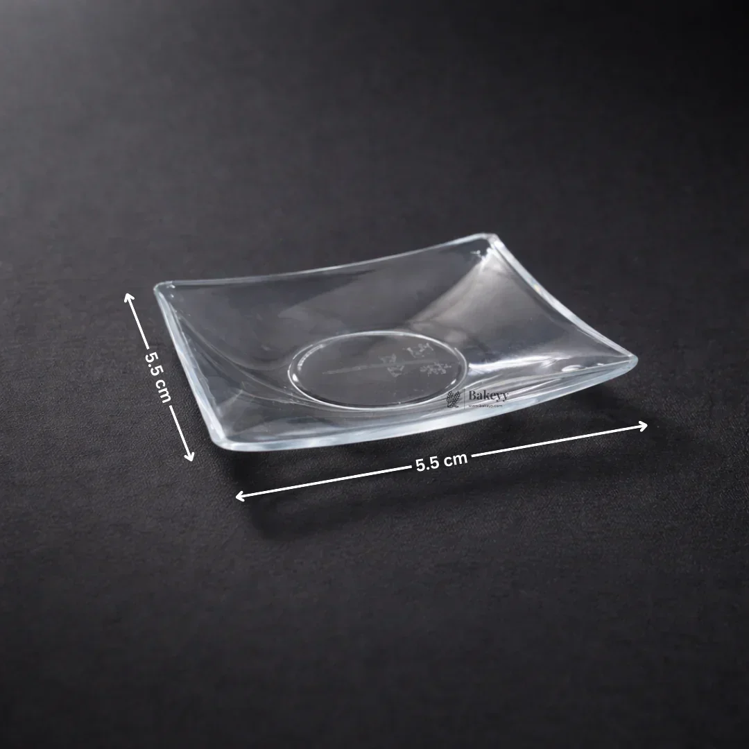 Clear Square Mini Dessert Bowl | Dessert Bowl | D57 | Pack of 50 - Image 3