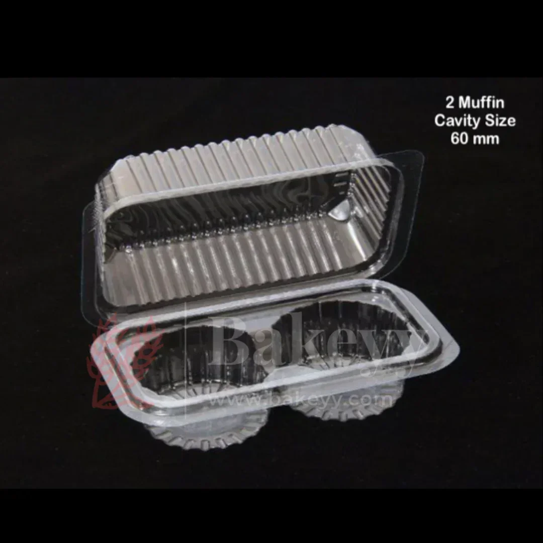 Clear Cupcake Boxes | Pack of 25 | Muffin Box - Image 4