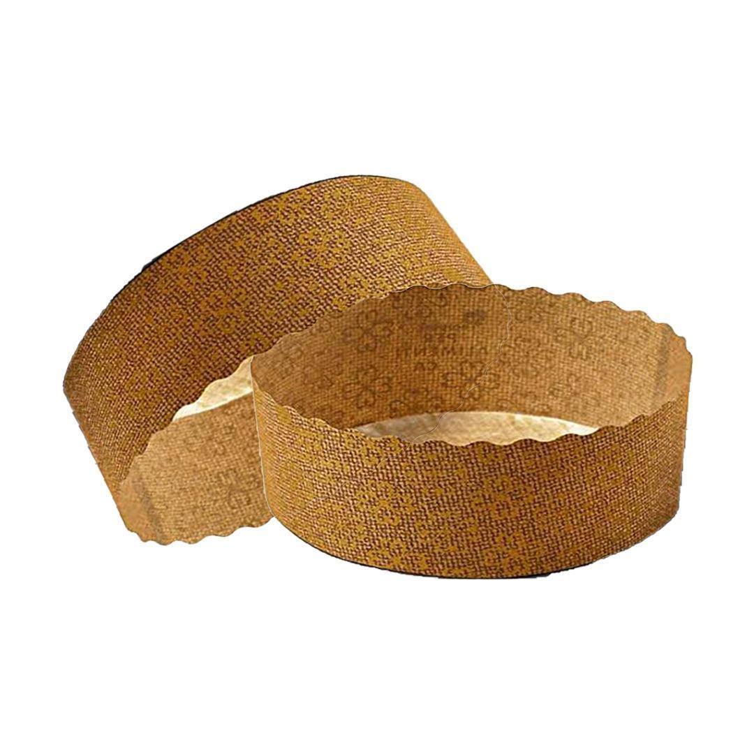 250 g Bake and Serve Round Mould | Paper Baking Mould | Plum Cake Mould | Pack of 25