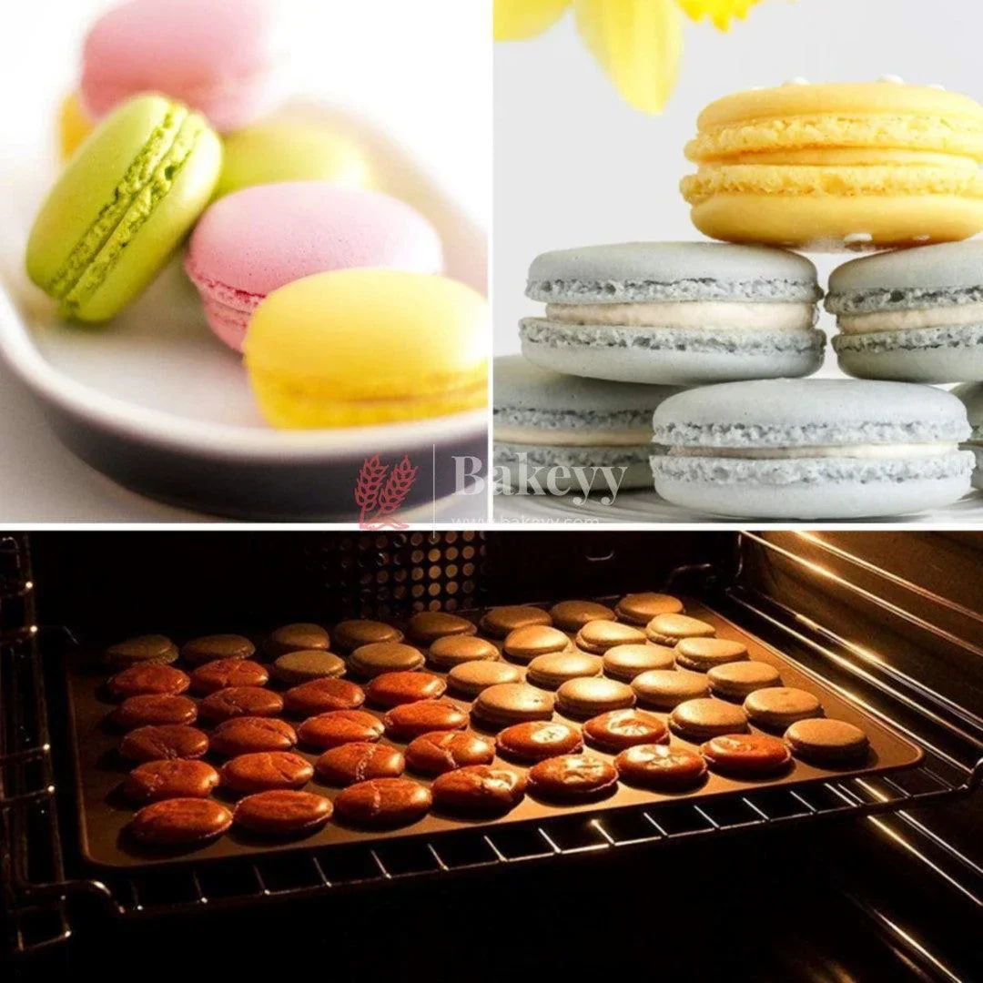 1 Piece-38.5x28 cm Silicone Macron Baking Mats, Non-Stick Silicone Baking Mats, Food Safe Baking Mat, Great For Macron, Cookies, Bread, Pastry, Dessert (48 Cavity) - Image 5