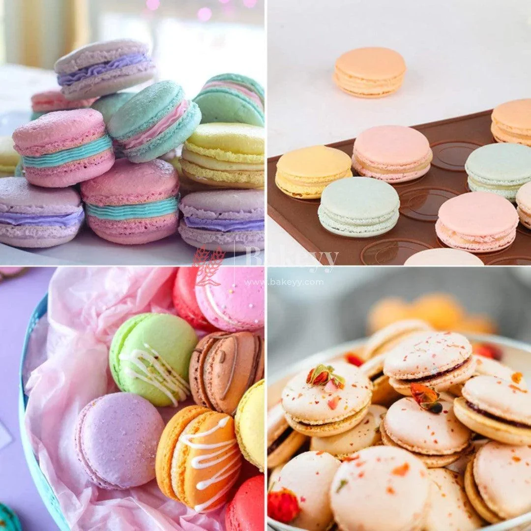 1 Piece-38.5x28 cm Silicone Macron Baking Mats, Non-Stick Silicone Baking Mats, Food Safe Baking Mat, Great For Macron, Cookies, Bread, Pastry, Dessert (48 Cavity) - Image 9