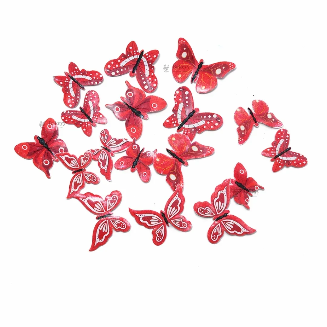 Realistic Butterfly Edible Wafer Toppers | Cake & Cupcake Decoration | Pack of 1 - Image 3