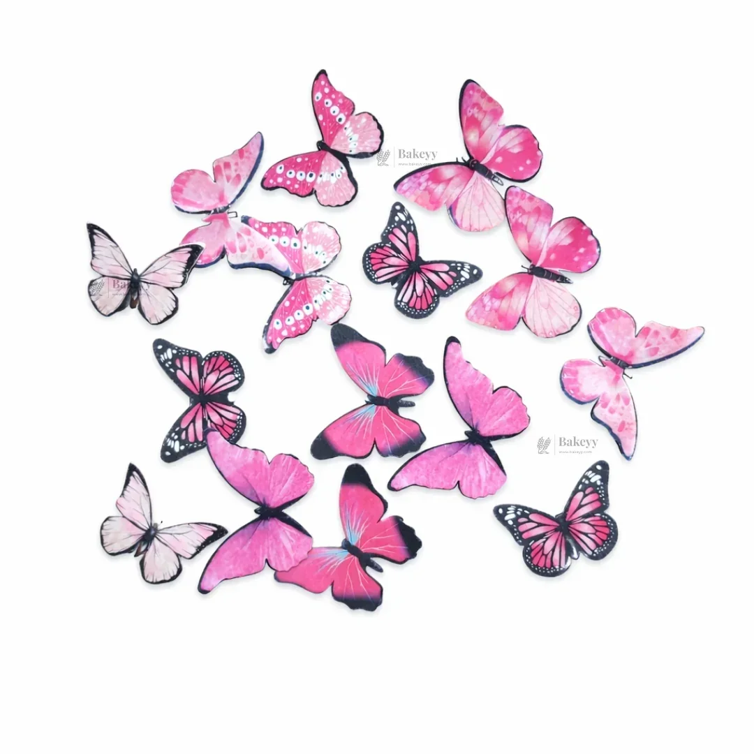 Realistic Butterfly Edible Wafer Toppers | Cake & Cupcake Decoration | Pack of 1 - Image 5