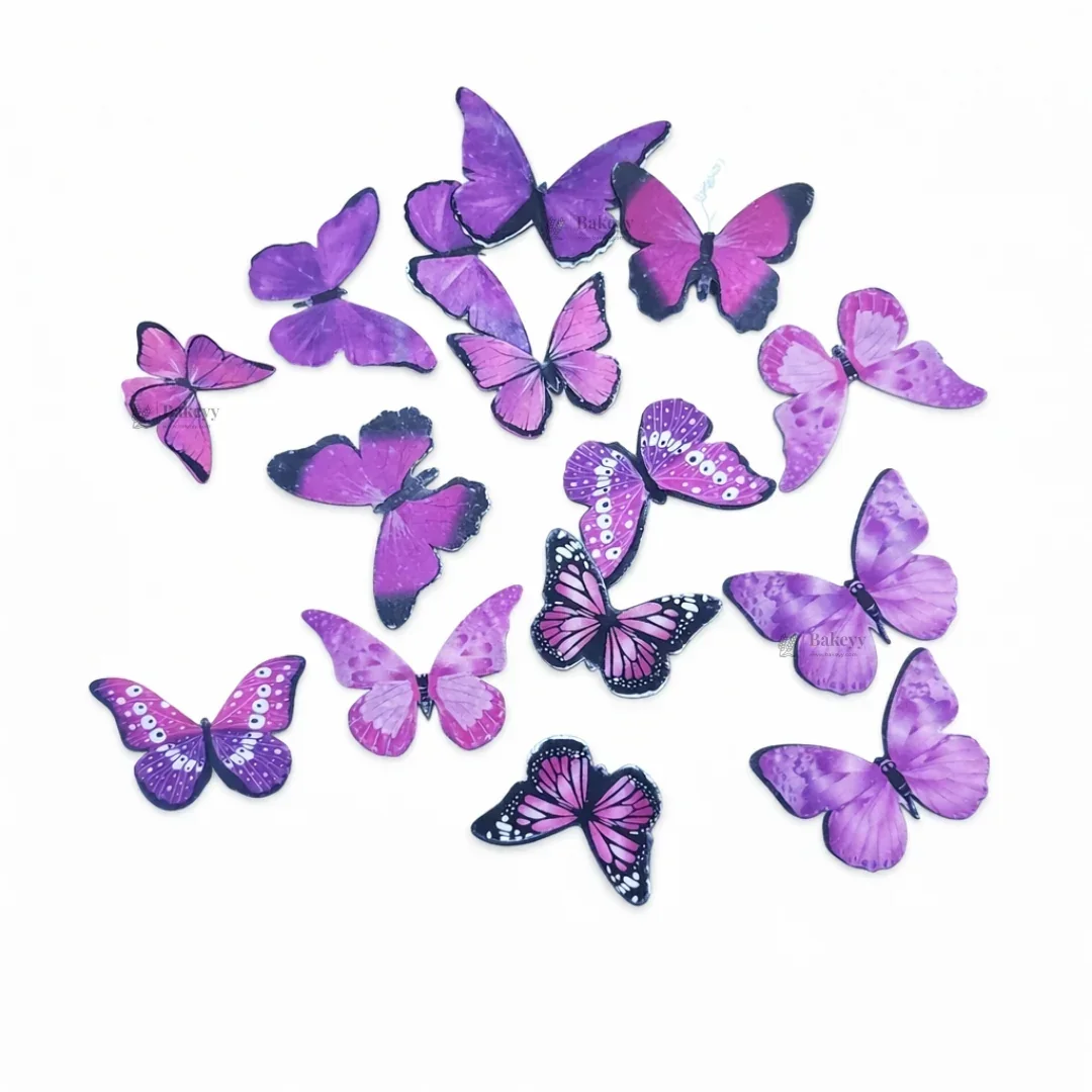 Realistic Butterfly Edible Wafer Toppers | Cake & Cupcake Decoration | Pack of 1 - Image 6