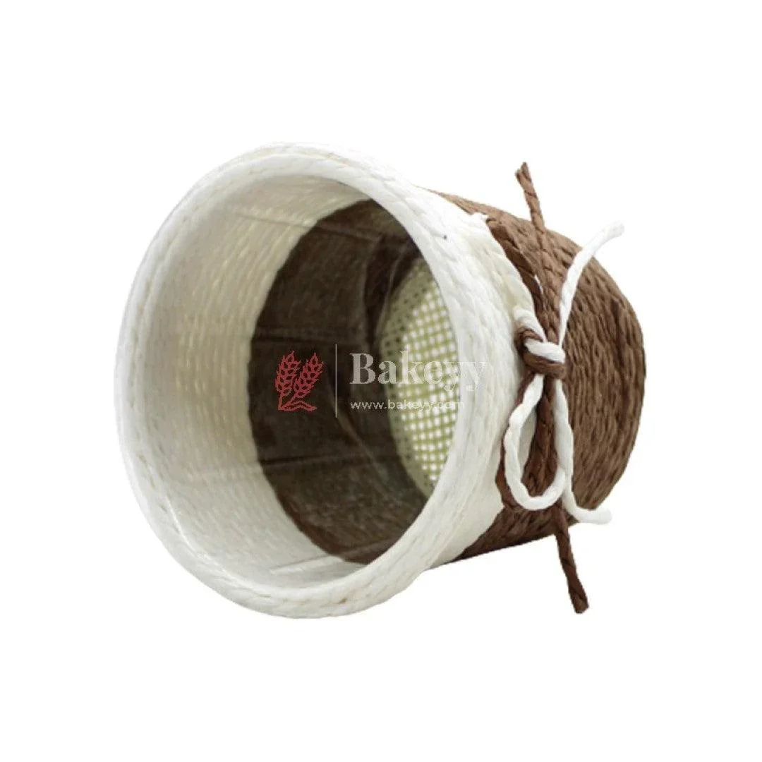 Small Basket Without Organza Net for Party Decorations, Baby Shower Favors, Gift Boxes with Sheer Drawstring Bags - Image 3