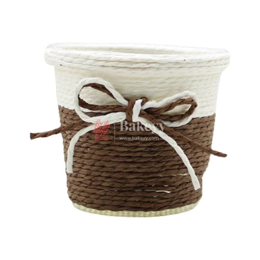 Small Basket Without Organza Net for Party Decorations, Baby Shower Favors, Gift Boxes with Sheer Drawstring Bags - Image 5