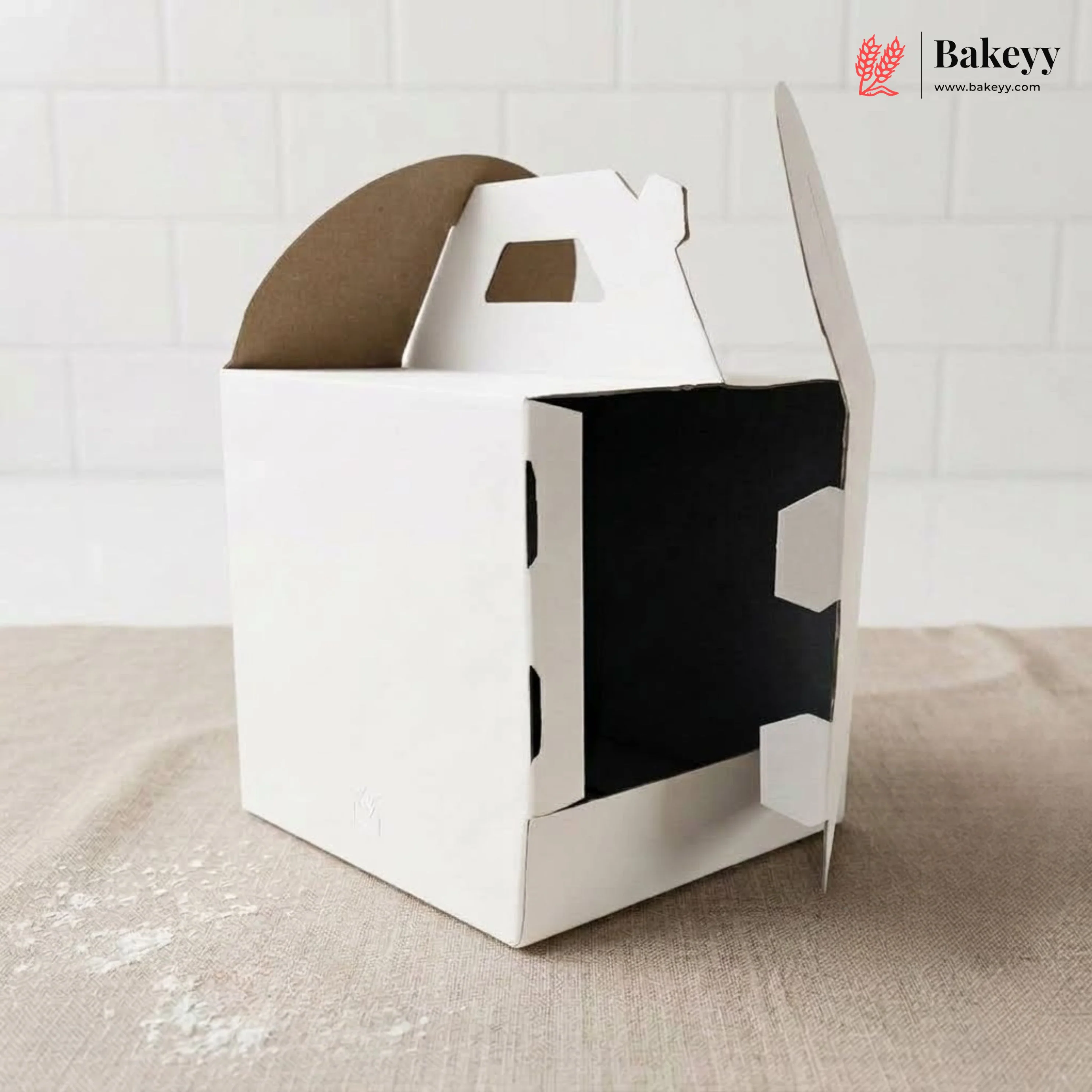 Corrugated Bakery Carry Box with Handle | Secure Cake & Pastry Packaging | Pack of 5 - Image 7