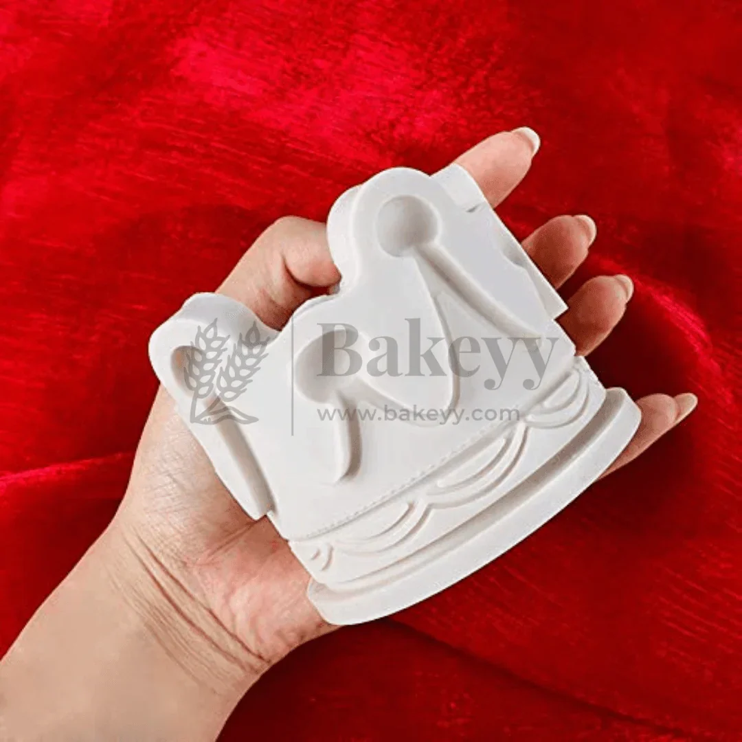 Crown Resin Molds, 3D Crown Shape Silicone Fondant Chocolate Marzipan Mould - Image 2