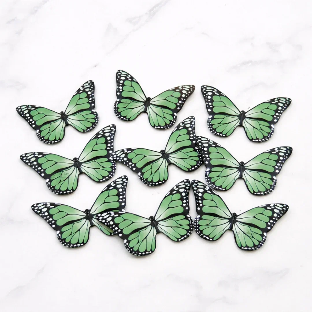 Monarch-Style Butterfly Cake Toppers | Bold Black-Edged Wing Design | Multiple Color Options Available | Pack of 1 - Image 4