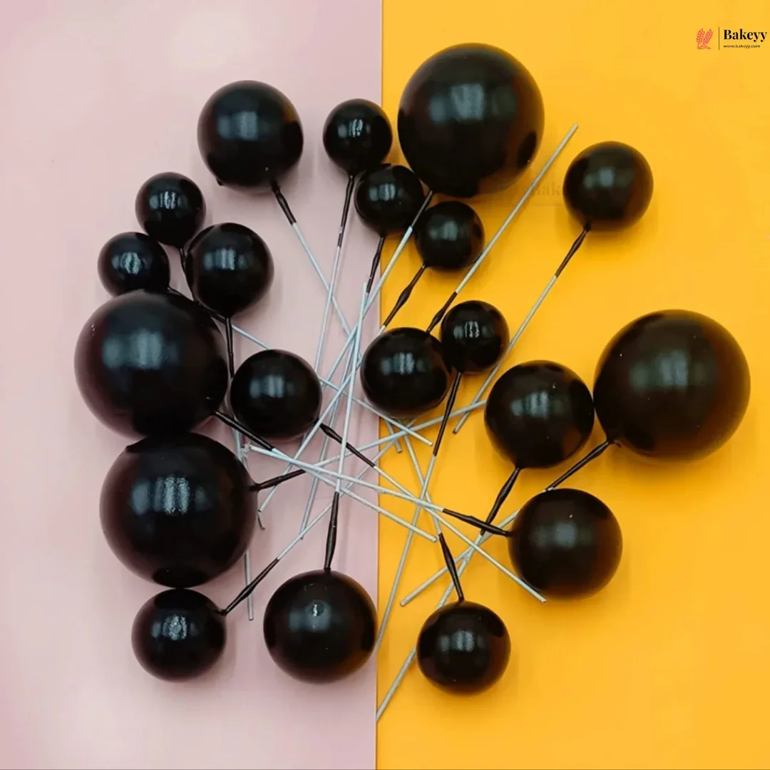 Decorative Faux Balls Cake Topper | Cake Decor | Craft & Décor Fillers | Mixed Sizes | 20 Faux ball Per Pack | Pack of 1 - Image 10