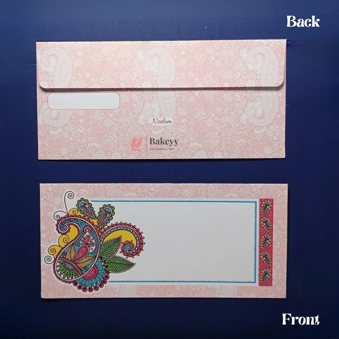 Designer Money Envelope Shagun Cover for Wedding and Festive Gifting | Pack of 10 - Image 11