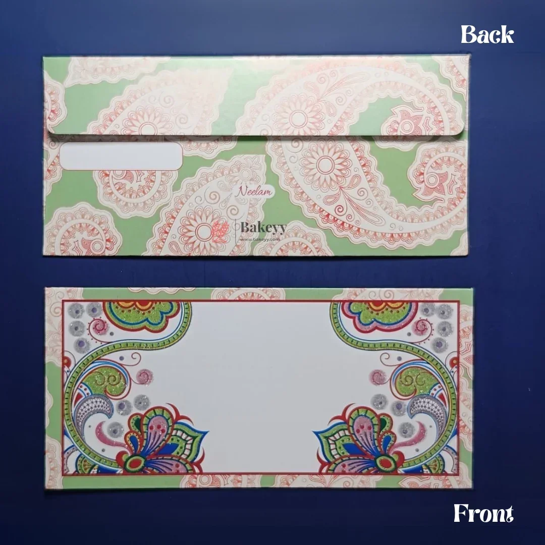 Designer Money Envelope Shagun Cover for Wedding and Festive Gifting | Pack of 10 - Image 13