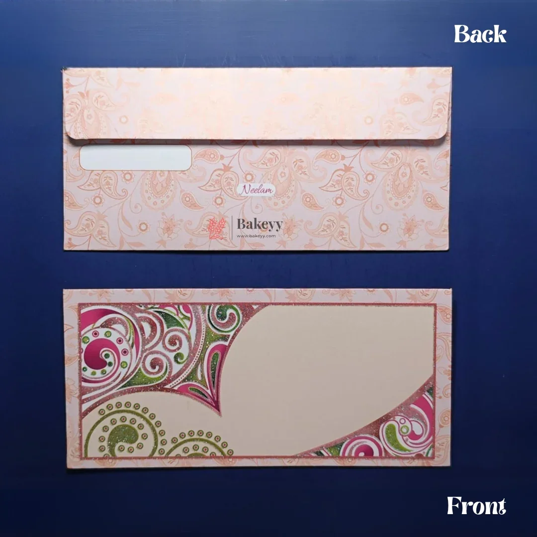 Designer Money Envelope Shagun Cover for Wedding and Festive Gifting | Pack of 10 - Image 16