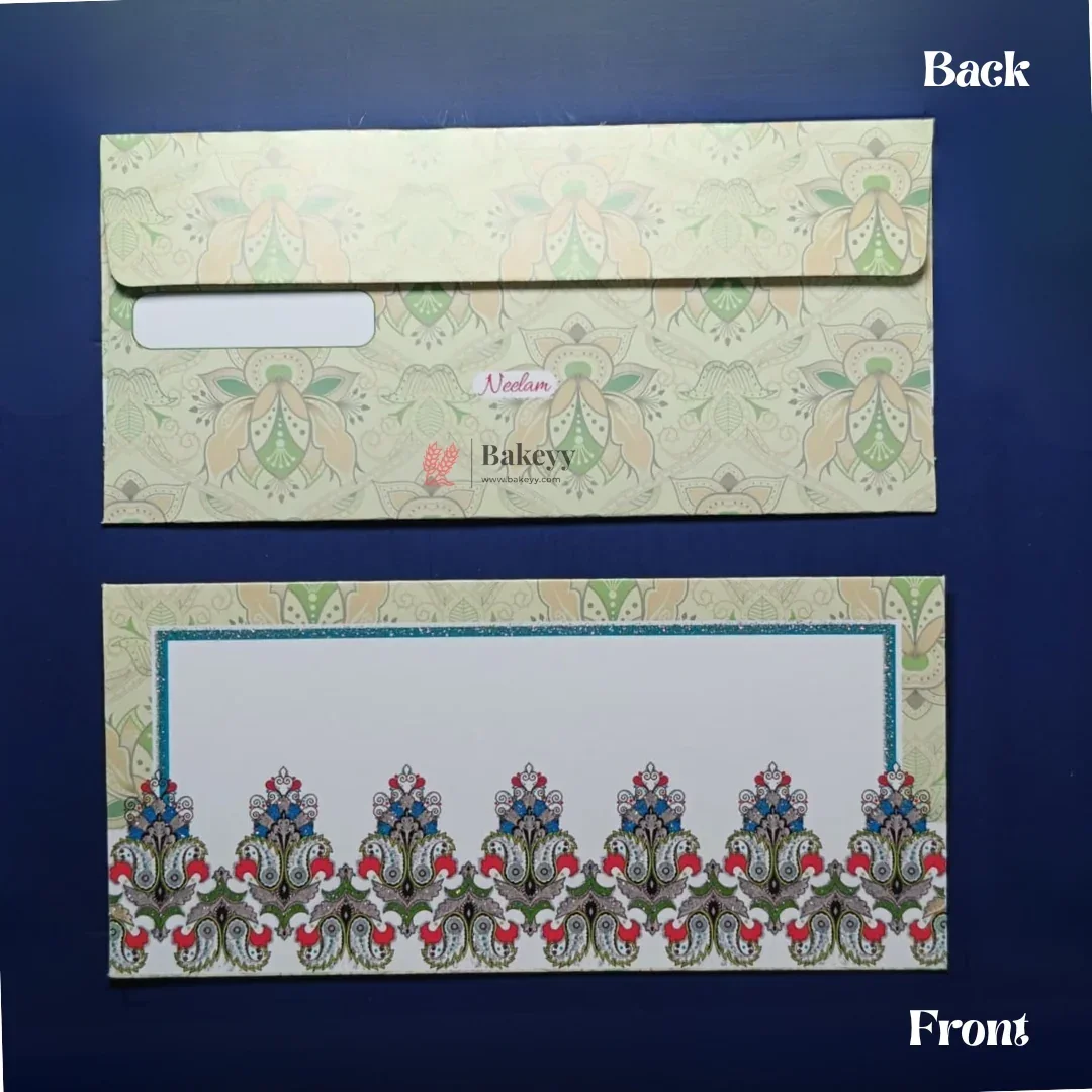 Designer Money Envelope Shagun Cover for Wedding and Festive Gifting | Pack of 10 - Image 17