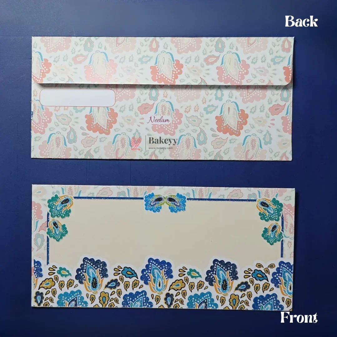 Designer Money Envelope Shagun Cover for Wedding and Festive Gifting | Pack of 10 - Image 6