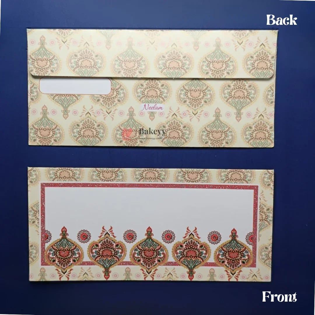 Designer Money Envelope Shagun Cover for Wedding and Festive Gifting | Pack of 10 - Image 8