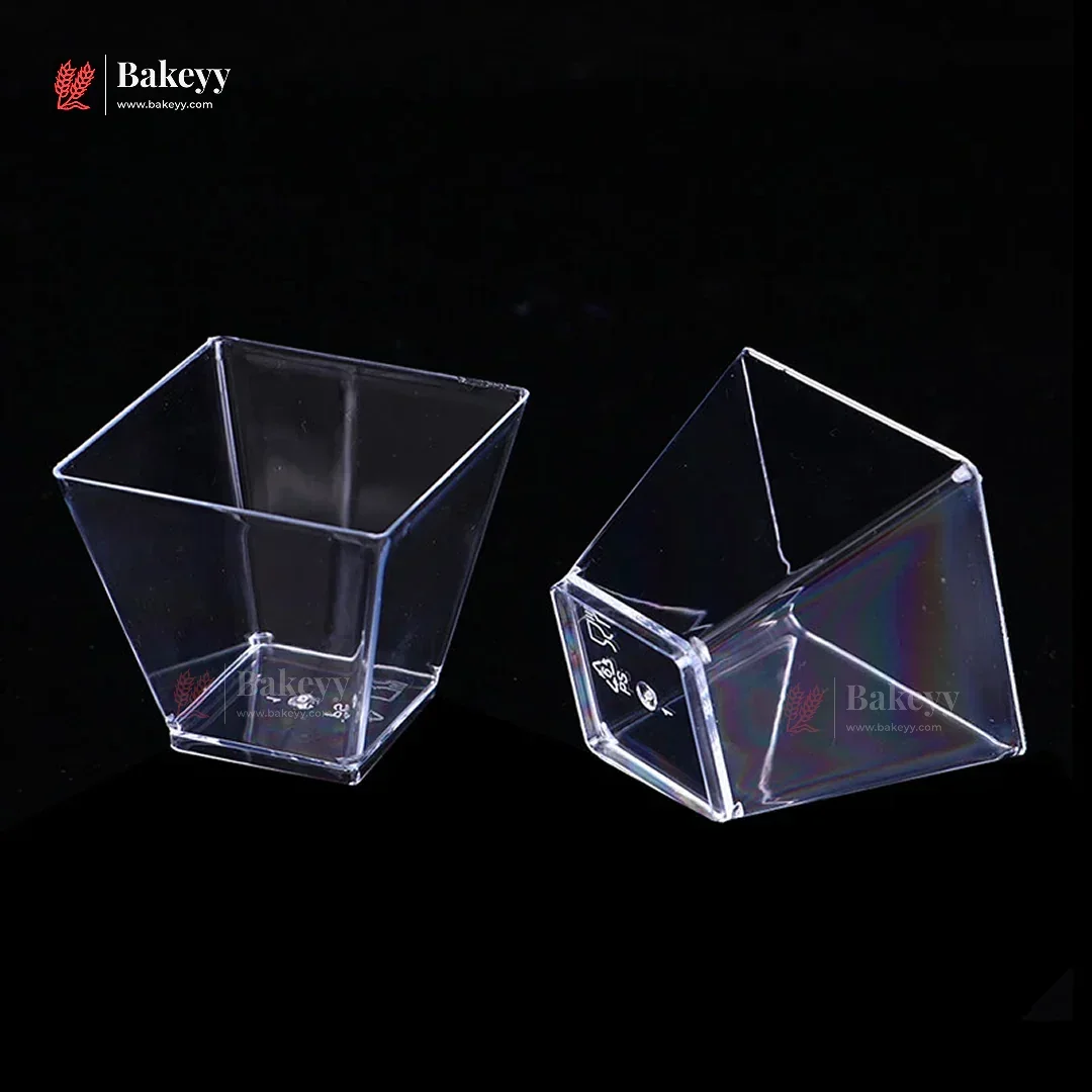 Acrylic Dessert Cup Square | Pack Of 25 | D52 - Image 4