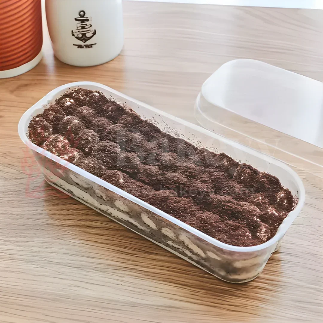 250 ml | Disposable Rectangle Dessert Container | Suitable for Brownies, Indian Milk Mithai, Tres leches Cake | Pack of 50 - Image 4