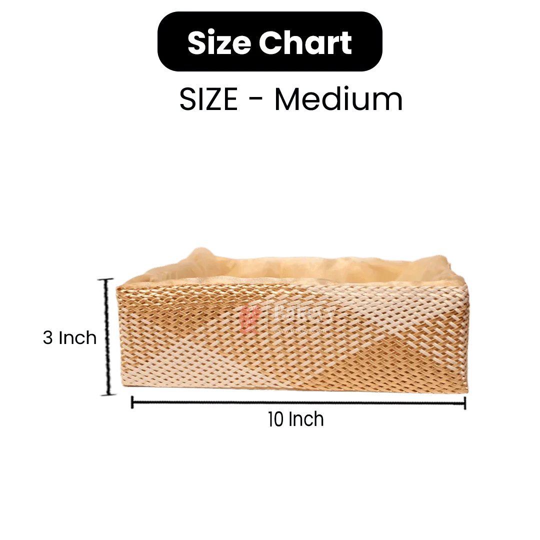Hues Elegant Beige Pearl Net Square Hamper | Luxurious Gifting Basket - Image 4