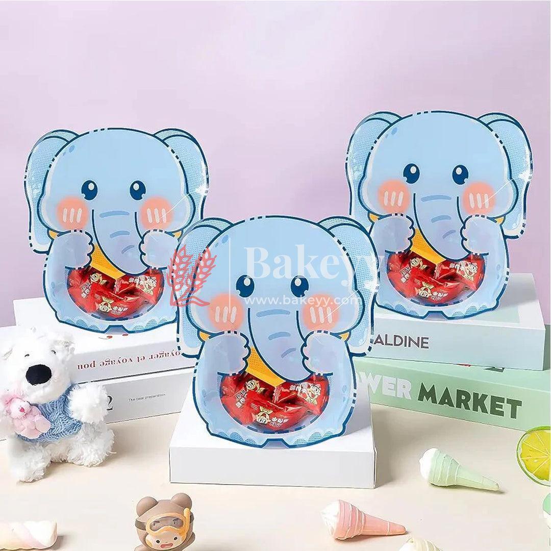 Elephant Animal Design Gift Zip Lock Bag | Goodie Bag | Zip lock Bag | Perfect for Special Occasions | Return Gift Bag | Pack of 50