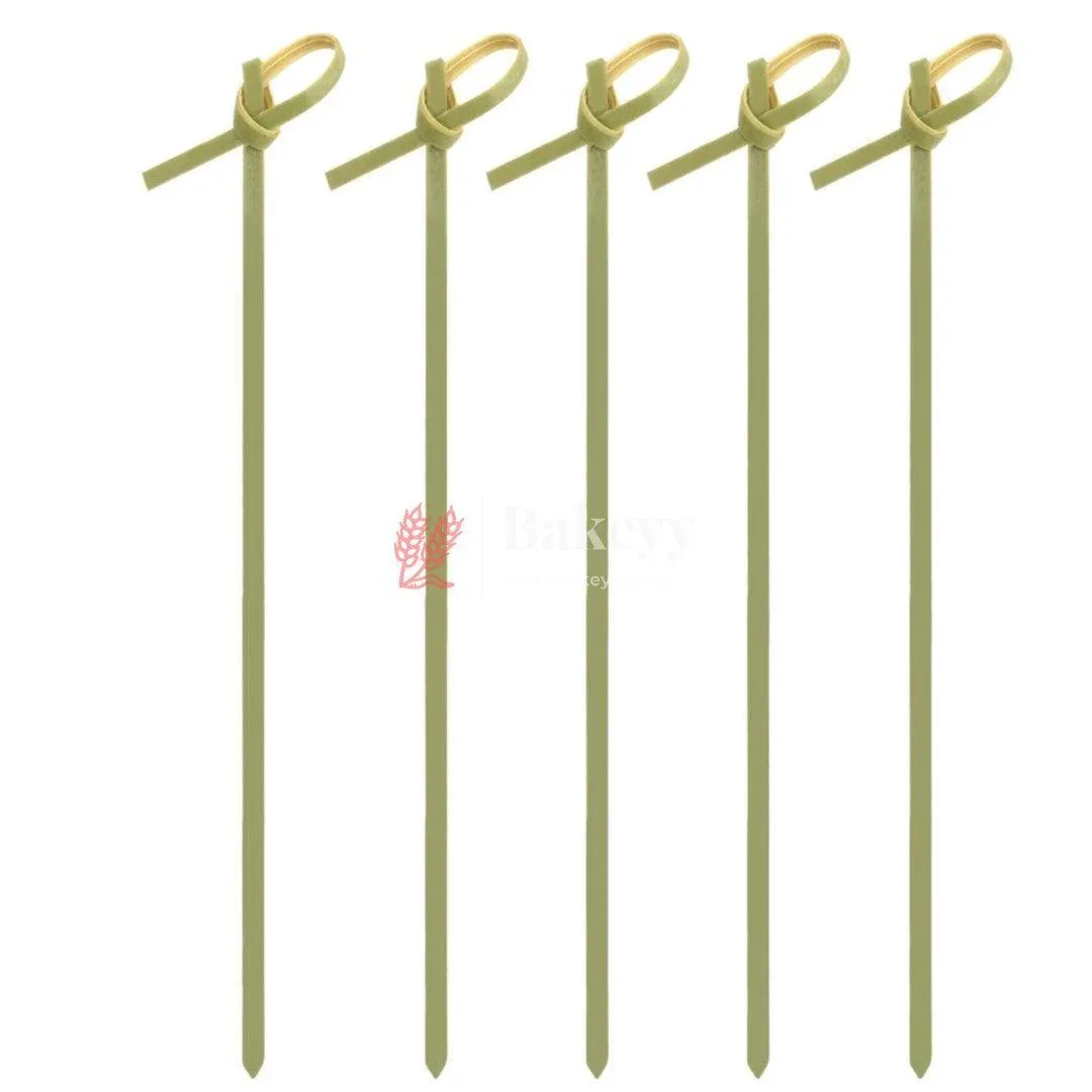 4 Inch Bamboo Knot Picks | Cocktail Skewers Eco Friendly Completely Biodegradable | Adding Cocktail | Pack Of 100 - Image 6