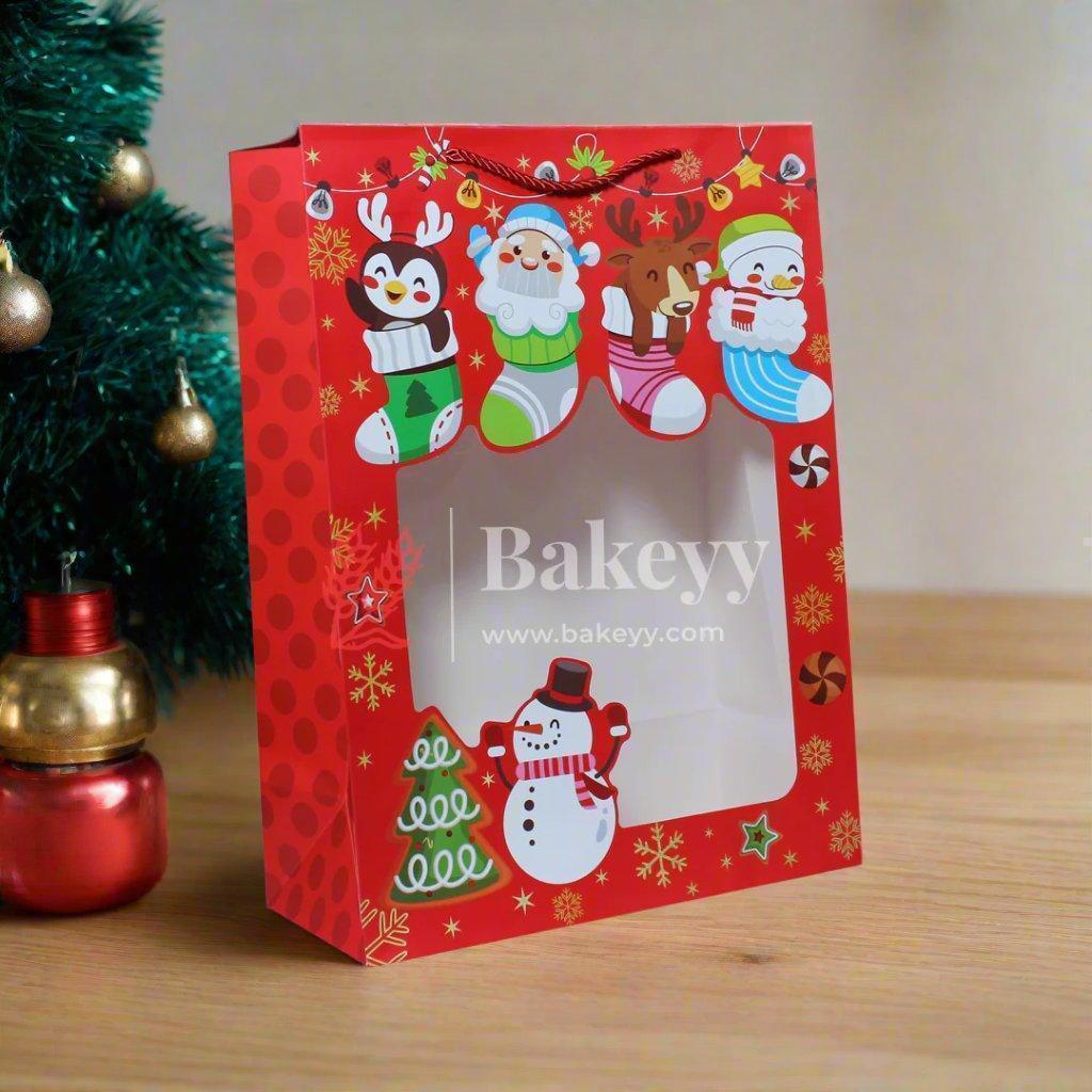 Christmas Window Hamper Gift Bags – Pack of 12 (40x29x14cm & 32x26x12cm): Perfect for Holiday Gifting - Image 7