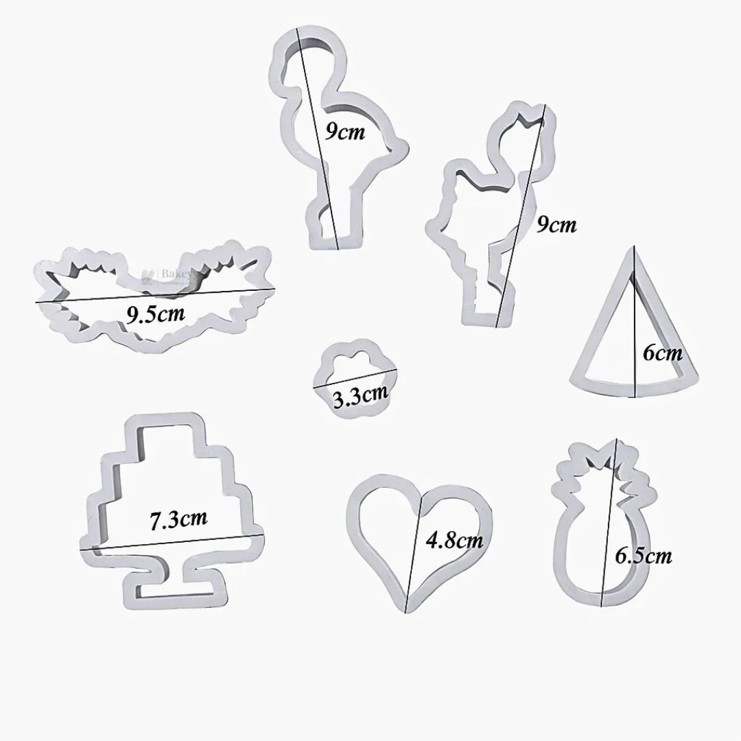 Flamingo Multi Cutter Set | 8 Piece | Pack of 1 - Image 2