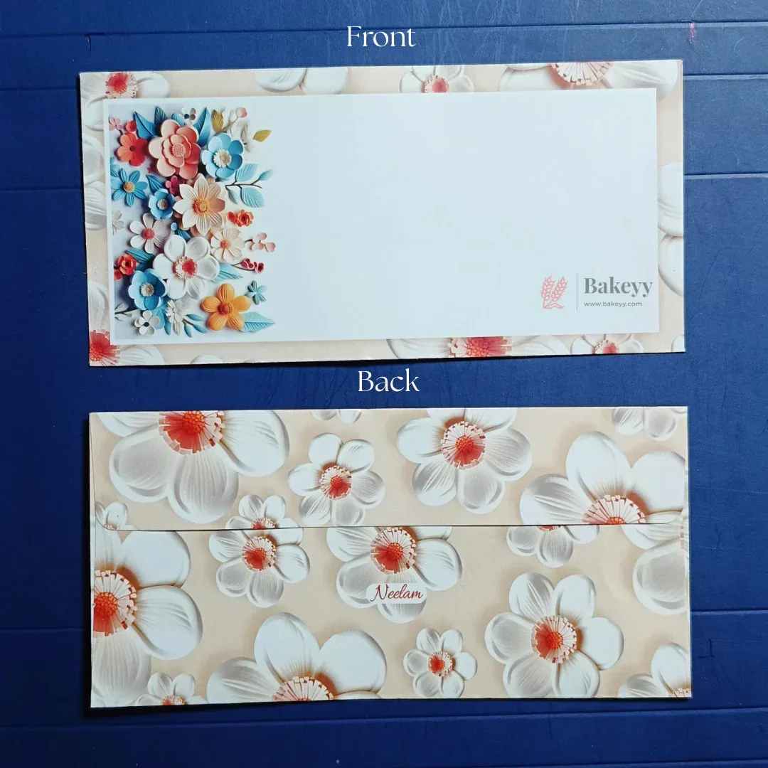 Floral & Artistic Printed Money Envelopes | Premium Cash & Gift Envelopes | Multiple Elegant Designs | Pack of 25 - Image 10