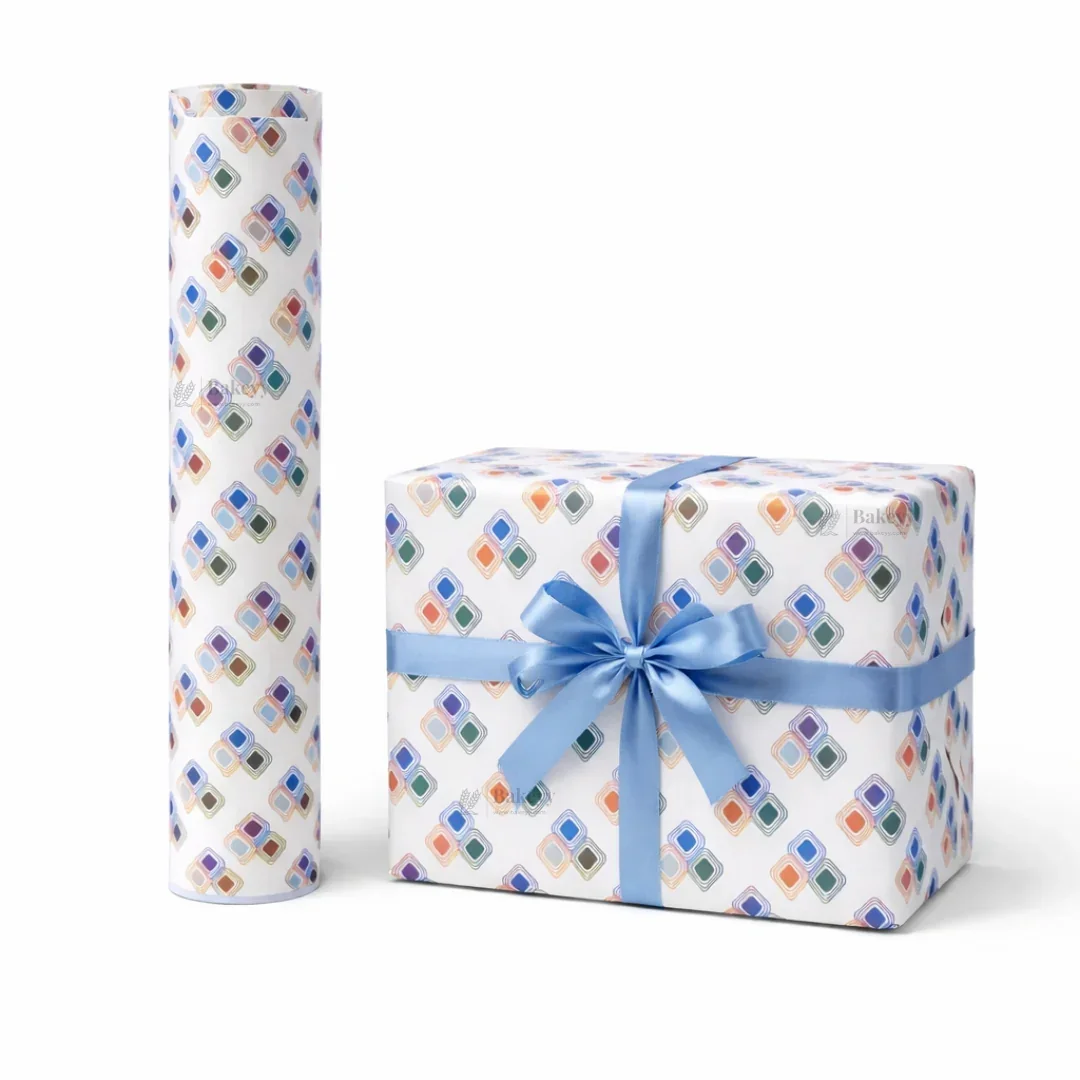 Textured Pattern Gift Wrapping Paper Sheets | Premium Decorative Wrapping for Stylish Gifting | Pack of 25 per pack - Image 6