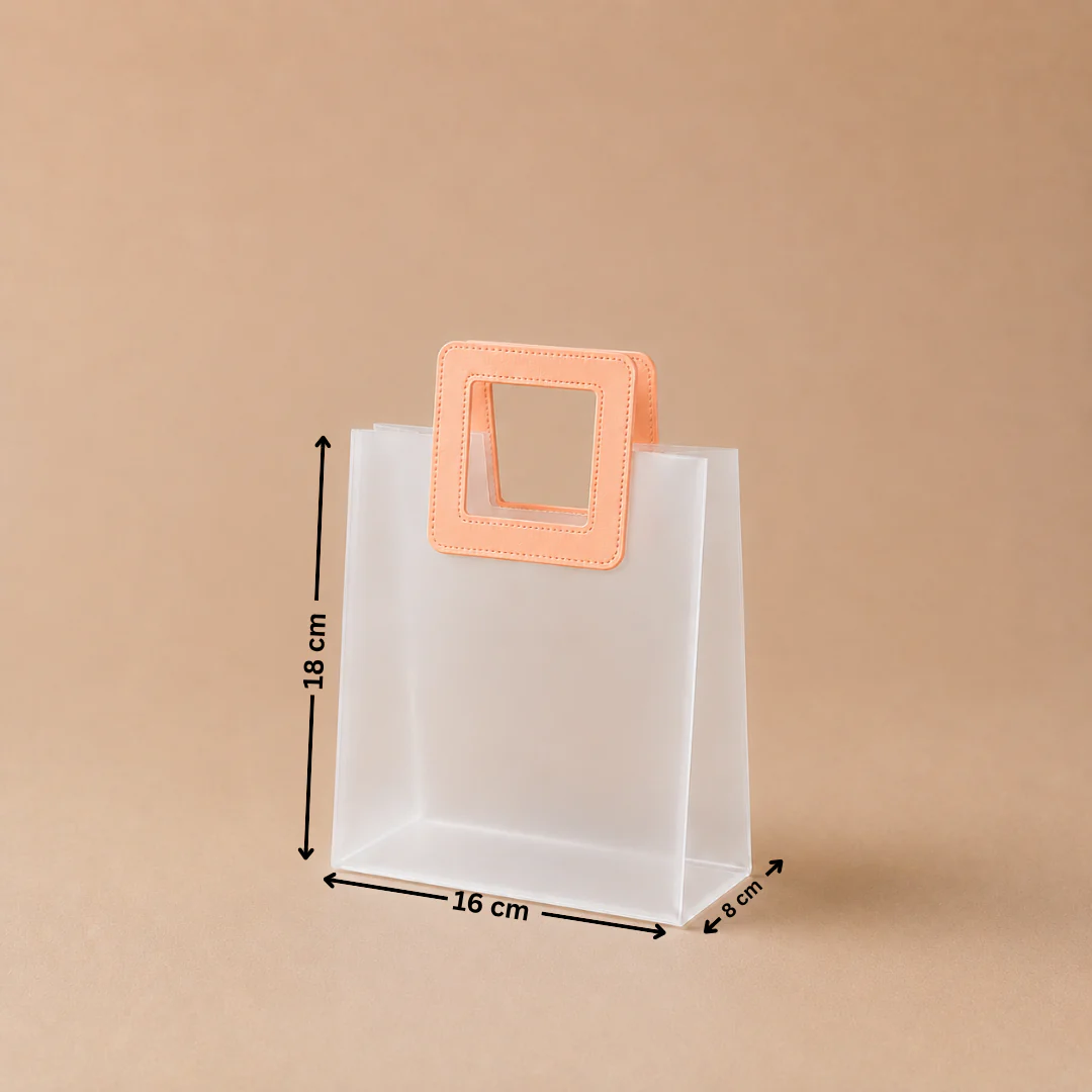 Frosted Carry Bag | Square Handle | 3 Sizes | Multiple Colours | Set 2 | Pack of 12 - Image 13