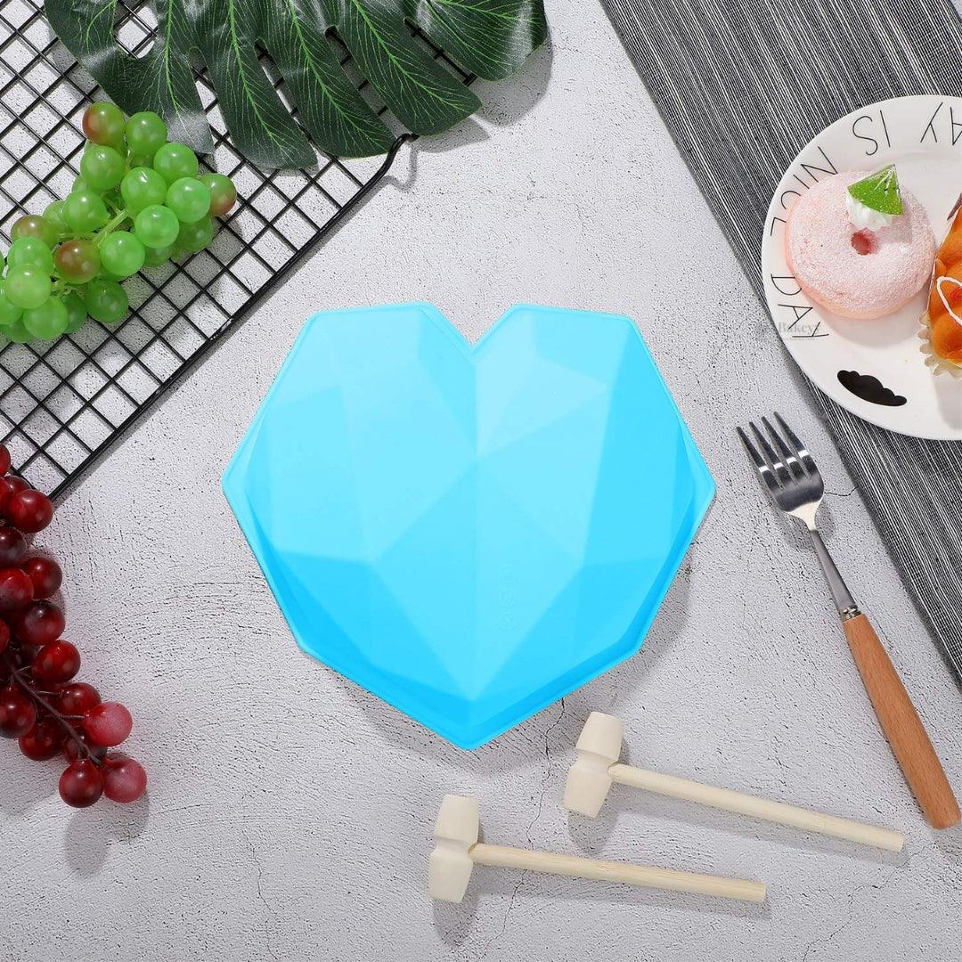 Geometry Heart Shape Mould | Silicone Mould | Pack of 1 - Image 5