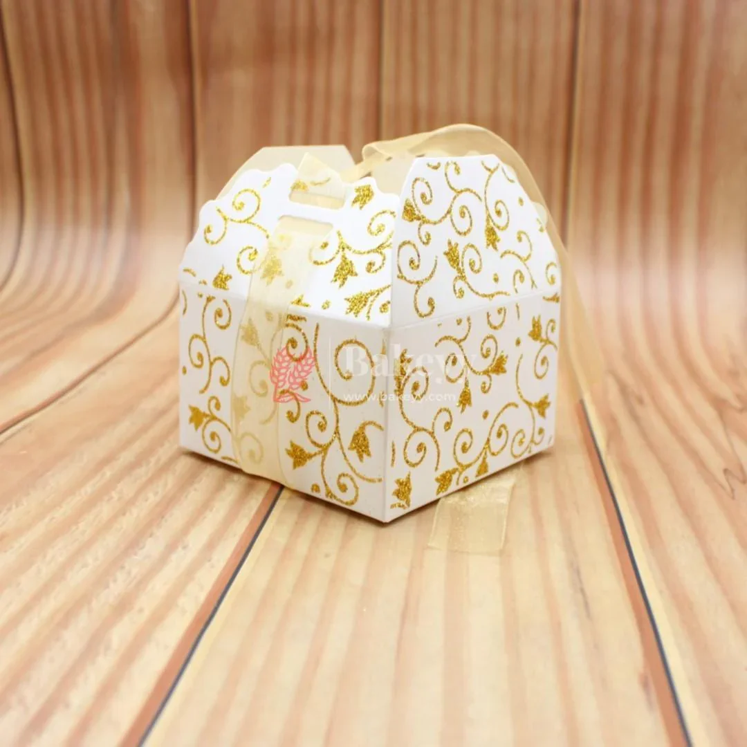 Gift Box | Pack Of 10 | Chocolate Packing Box | Return Gift Box | Gold Colour | Large - Image 3