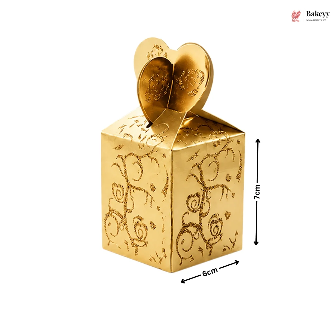 Gift Box | Pack Of 10 | Chocolate Packing Box | Return Gift Box | Silver Colour - Image 2
