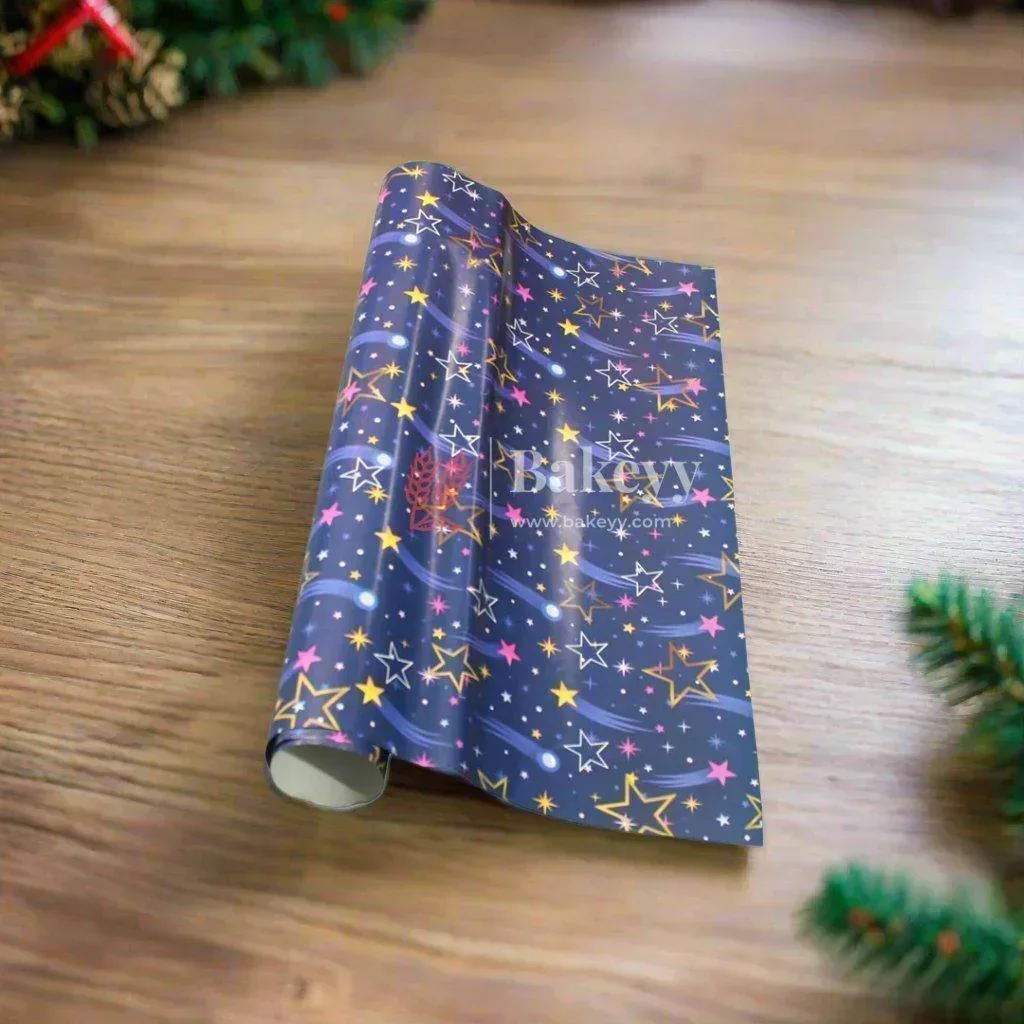 Premium Festive Christmas Wrapping Paper - Red, Blue ,White & Festive Design (Pack of 25) - Image 6