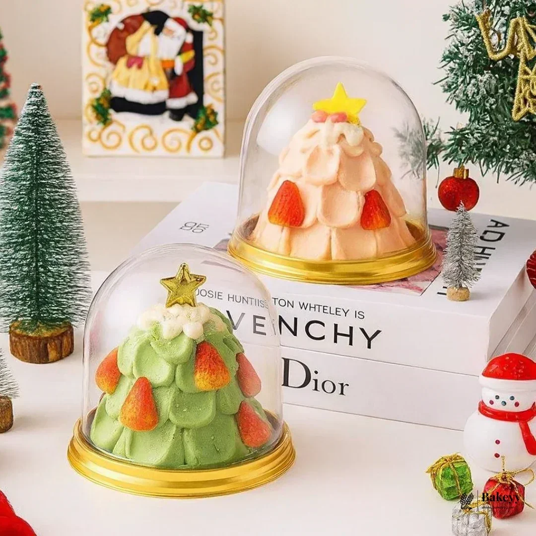 Gold Base Dome Cake Container | Pack of 50 - Image 4