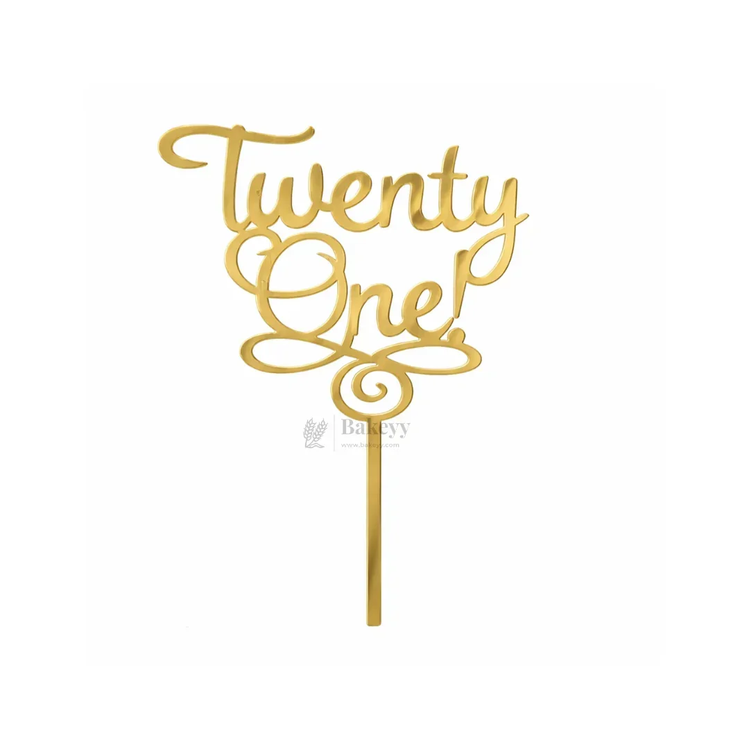 4 Inch | Gold Milestone Celebration Cake Topper | Timeless Birthday & Anniversary | Pack of 5 - Image 6