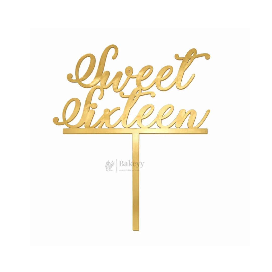 4 Inch | Gold Milestone Celebration Cake Topper | Timeless Birthday & Anniversary | Pack of 5 - Image 8