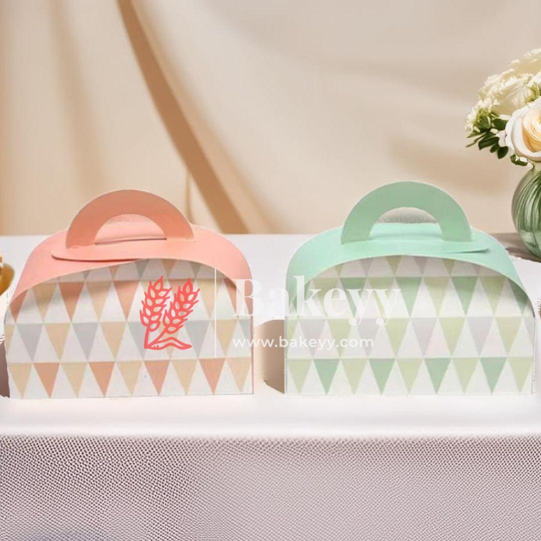Dome Handle Gift Box – 13 x 7.5 cm | Festive & Diwali Return Favor Packaging| Pack of 10