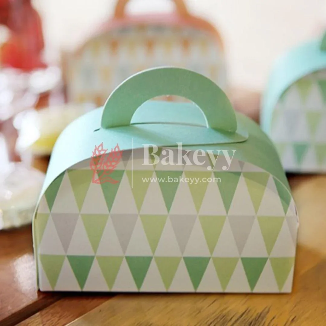 Dome Handle Gift Box – 13 x 7.5 cm | Festive & Diwali Return Favor Packaging| Pack of 10 - Image 4