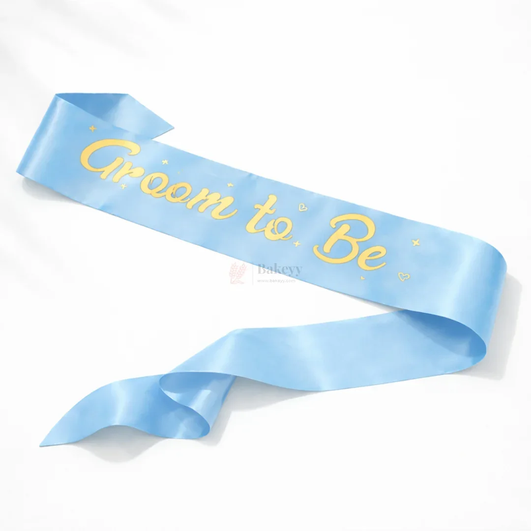 Groom to Be Satin Sash Premium Party Celebration Sash | Pack of 1 - Image 4