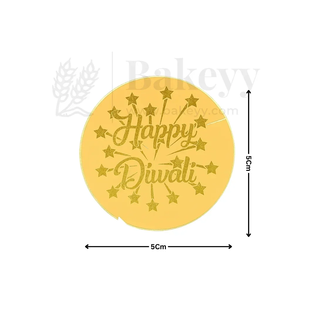 Happy Diwali Cut Out Topper D2 | Pack of 1 - Image 3