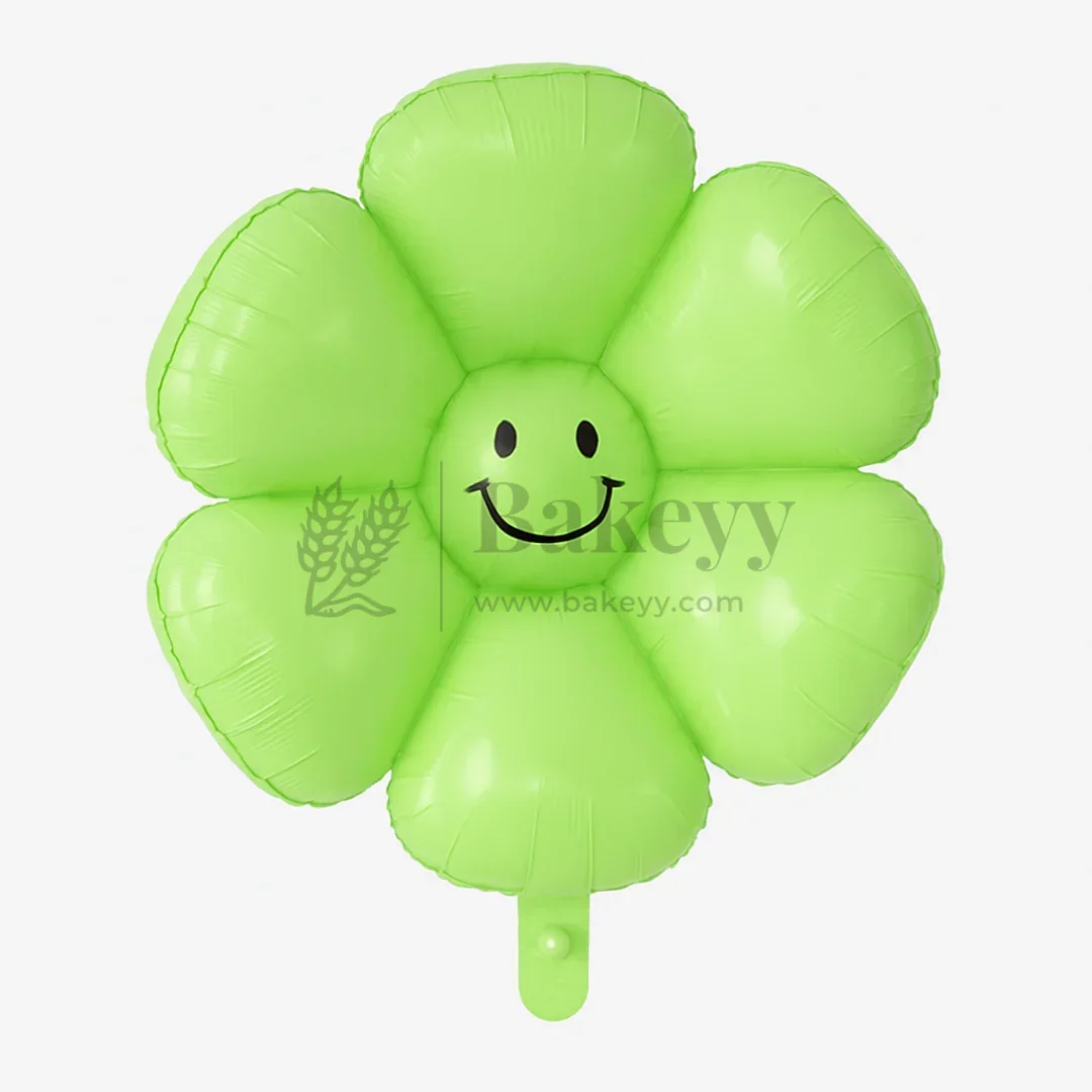 Happy Flower Foil Balloon | Smiling Daisy Balloon | Event & Celebration Decoration | Pack of 1 - Image 4
