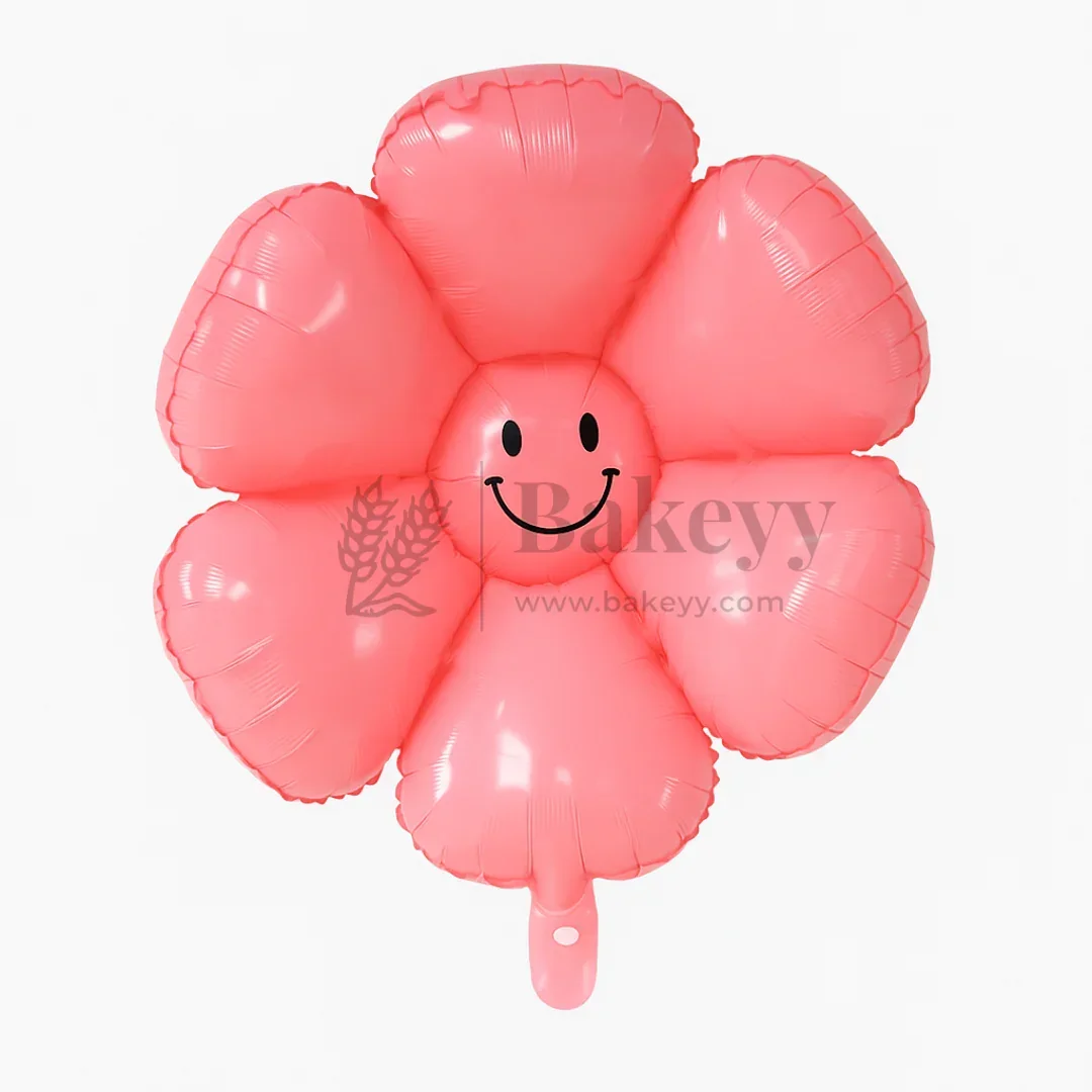 Happy Flower Foil Balloon | Smiling Daisy Balloon | Event & Celebration Decoration | Pack of 1 - Image 7